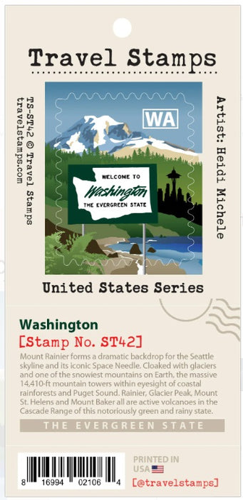 Washington State Travel Stamp