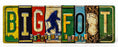 Bigfoot Vintage License Plate Magnet