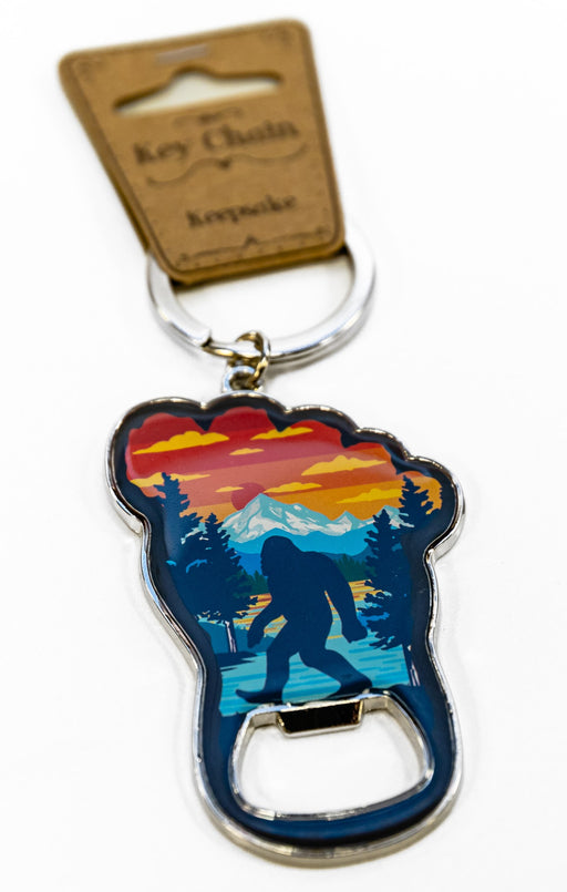 Bigfoot Sunset Keychain