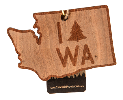 Wood State Ornament